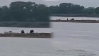 Yer: Sapanca Gölü! Gizemli yapı tekrar ortaya çıktı, kazma ve kürekle geldiler