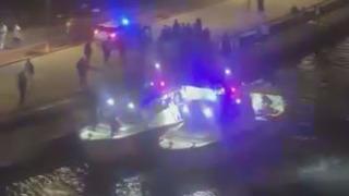 Haliç Metro Köprüsü'nden denize atladılar! Yaralı olarak kurtarıldılar