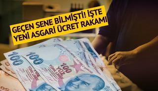 Geçen seneki asgari ücreti önceden bilmişti! 2026 asgari ücretini açıkladı