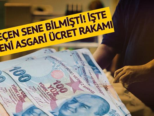 Geçen senekini önceden bilmişti! 2026 asgari ücreti açıkladı