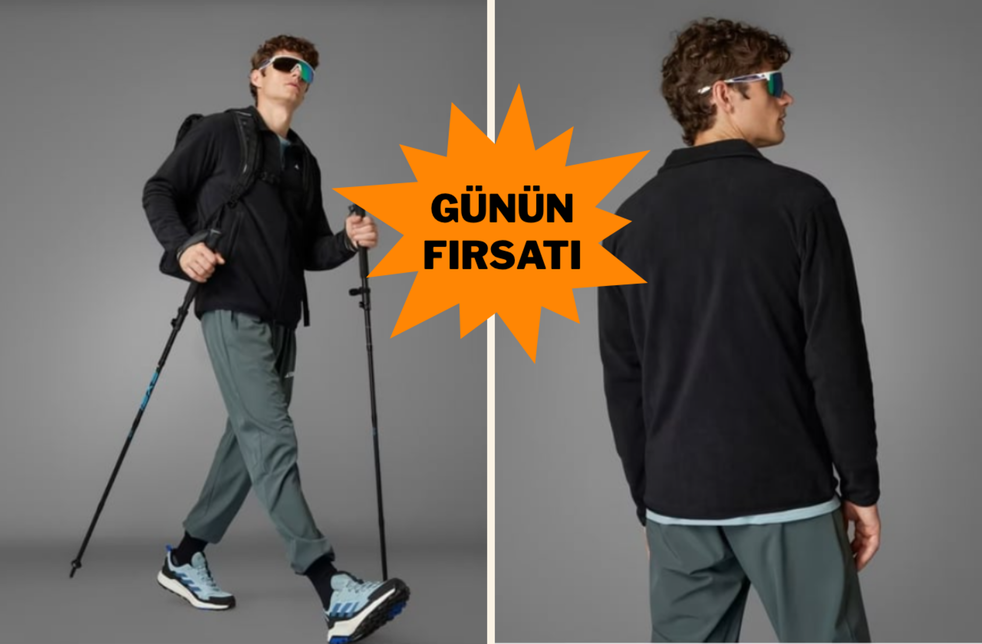 Adidas MT ESS FZ FL Erkek Outdoor Polar Ceket indirime girdi