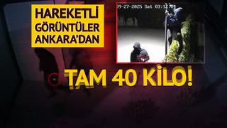 Maskeli villa soyguncuları yakayı ele verdi! Ankara'daki hırsızlık kameraya yansıdı: 40 kiloluk çelik kasa...
