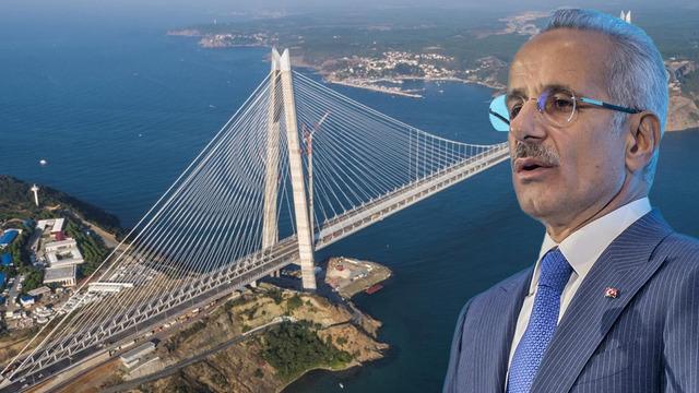 Yavuz Sultan Selim Köprüsü’ne hızlı tren hattı geliyor! Bakan Uraloğlu duyurdu…