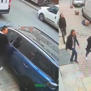 Pişkinliğin bu kadarı! Adamın aracına idrarını yaptı tepki gösterince de saldırdı