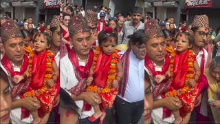 Daha 2 yaşında ancak tanrıça seçildi! Bundan sonra sarayda yaşayacak... Dün kızımdı bugün tanrıça