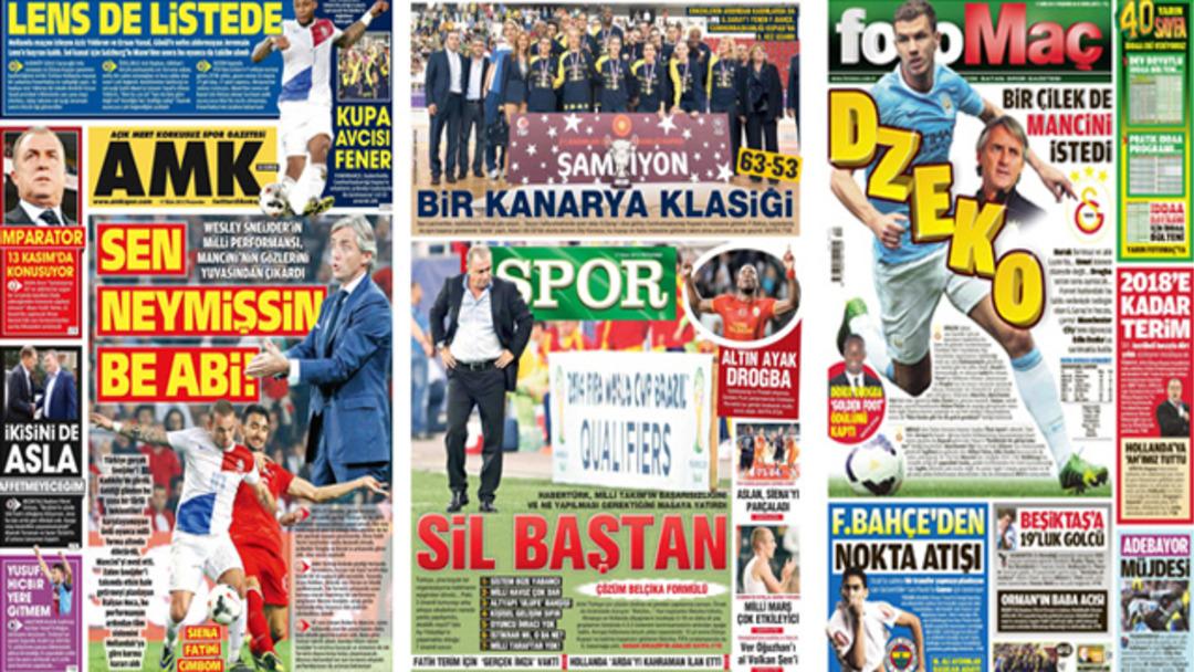 Sporun Manşetleri (17 Ekim 2013)