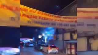 Ümraniye'de illegal pankart asan 6 kişi yakalandı