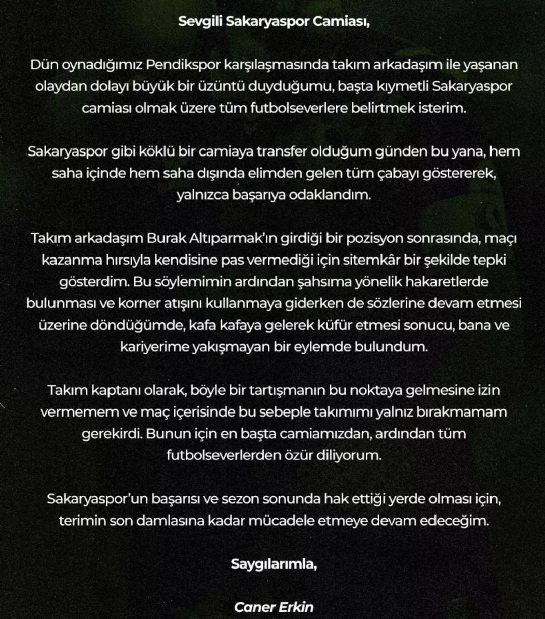 Takım arkadaşına tokat atan Caner Erkin e rekor ceza! 3