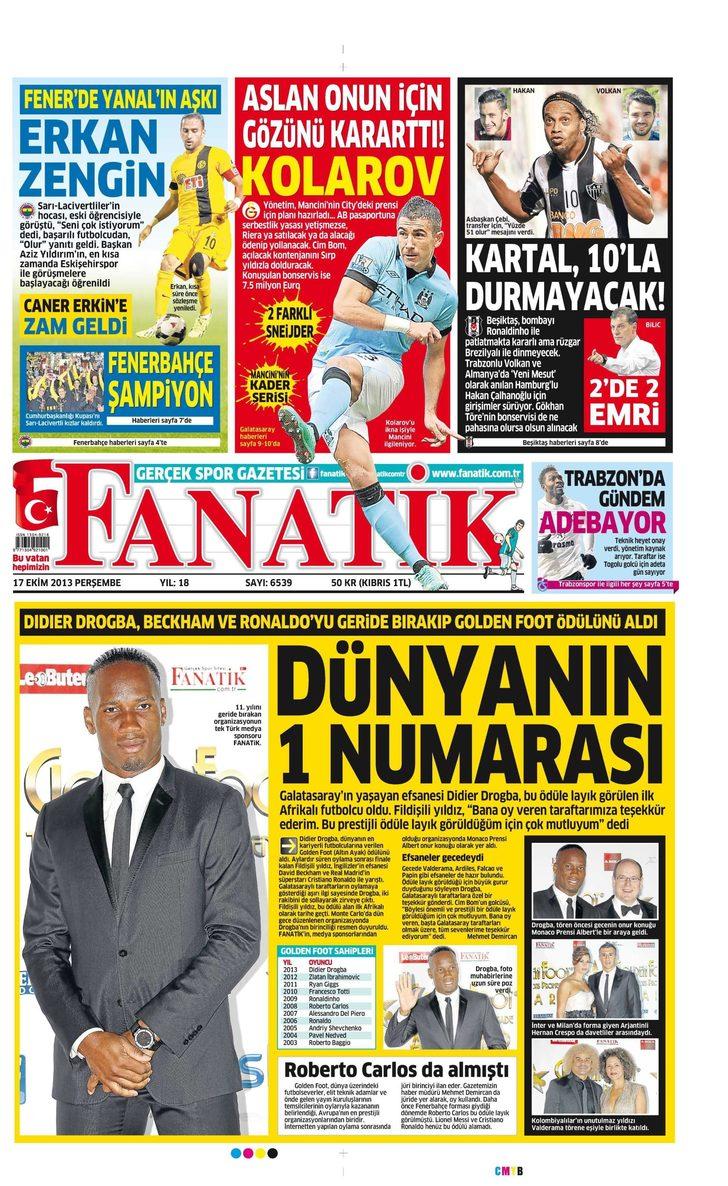 Sporun Manşetleri (17 Ekim 2013) G4