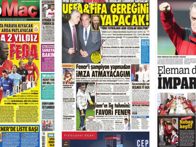 Sporun Manşetleri (17 Kasım 2013)