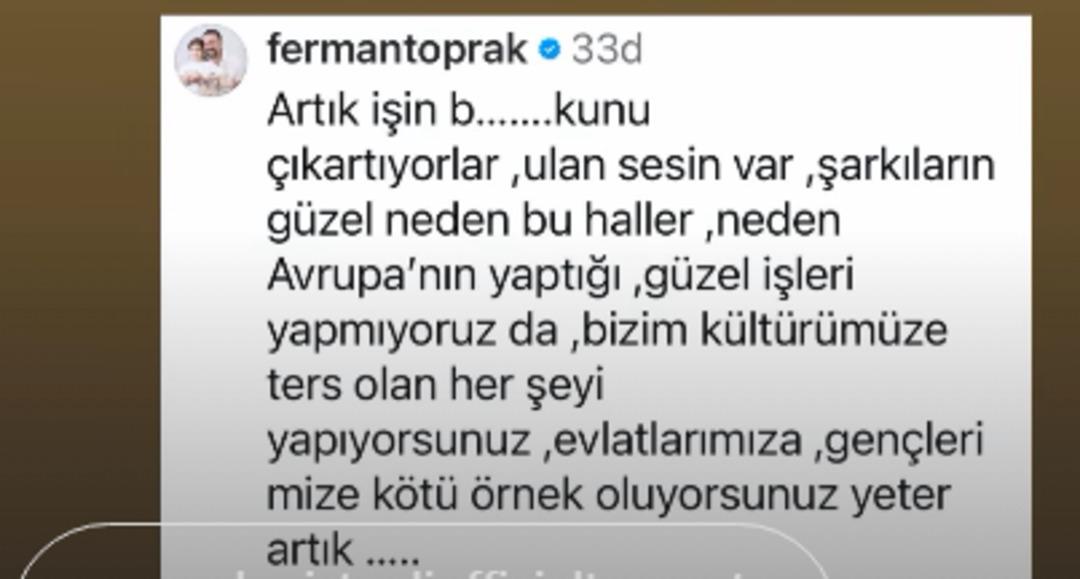 Edis in transparan tarzı sosyal medyayı salladı! Ferman Toprak sert çıktı 4