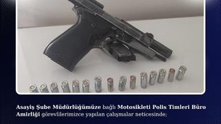 Bingöl'de kurusıkı tabanca ve fişek ele geçirildi