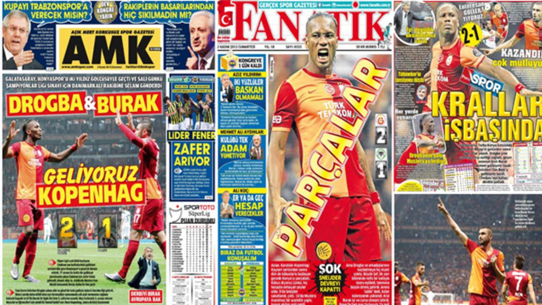 Sporun Manşetleri (2 Kasım 2013)