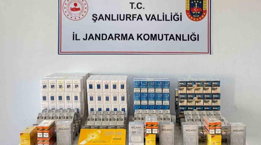 Şanlıurfa’da bin 240 kaçak paket sigara ele geçirildi