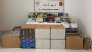 Antalya’da kaçak sigara operasyonu
