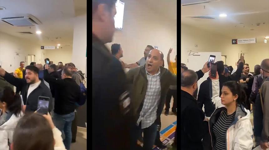 Hastane ortasında sıra kavgası! Polis araya girip ayırdı