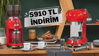 Fiyatı düştü! Smeg 50's Style Retro Espresso Kahve Makinesi'nde %25 indirim 