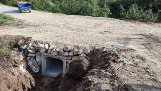 Taşkın  riskine karşı kutu menfez çalışması