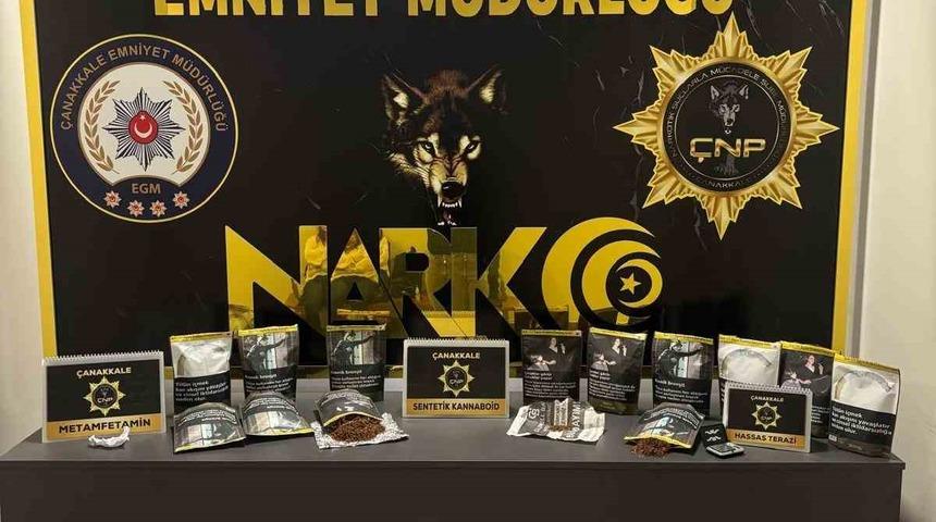 Çanakkale’de uyuşturucu operasyonunda 2 tutuklama