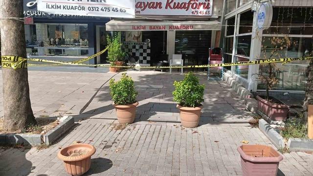 Ankara’da kuaför dükkanına pompalı tüfekli saldırı: 1 yaralı