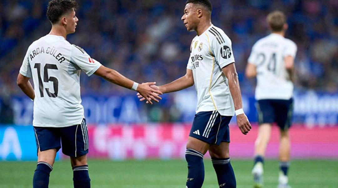 Milli yıldız Şampiyonlar Ligi ni de boş geçmedi! Arda Güler Mbappe ye yine asist yaptı, oyunuyla maçın yıldızı oldu...  1