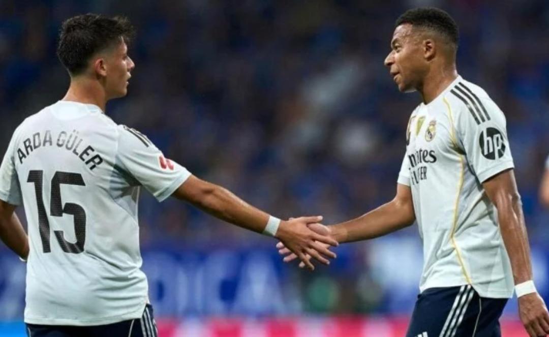 Milli yıldız Şampiyonlar Ligi ni de boş geçmedi! Arda Güler Mbappe ye yine asist yaptı, oyunuyla maçın yıldızı oldu...  2