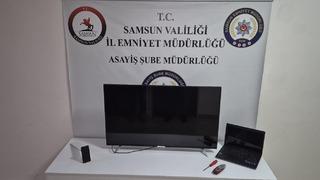 Samsun'da balkondan girdiği evlerden hırsızlık yapan zanlı tutuklandı