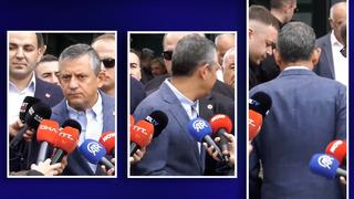 Dikkatle dinledi, duyar duymaz arkasını dönüp gitti! Özgür Özel'den 'Gürsel Tekin' sorusuna dikkat çeken karşılık