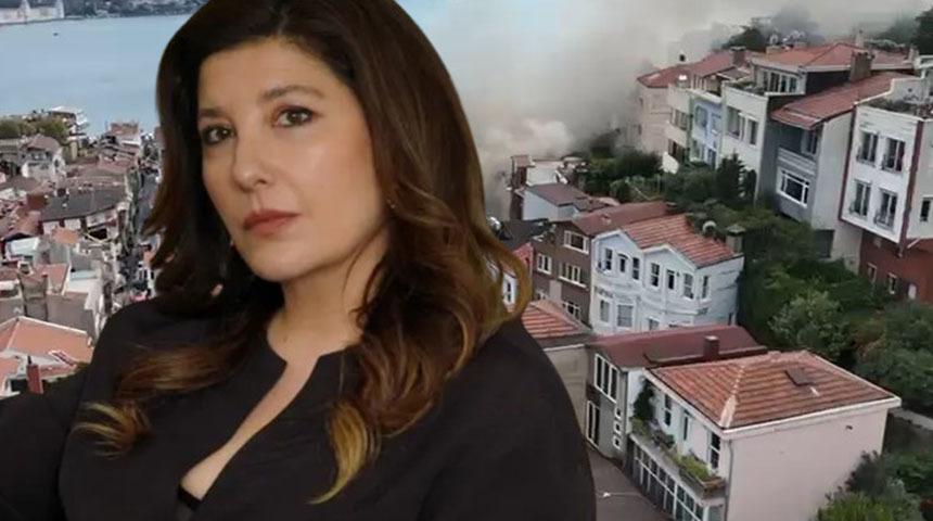 Beşiktaş'ta korkutan yangın! Şebnem Bozoklu'nun evi de hasar gördü