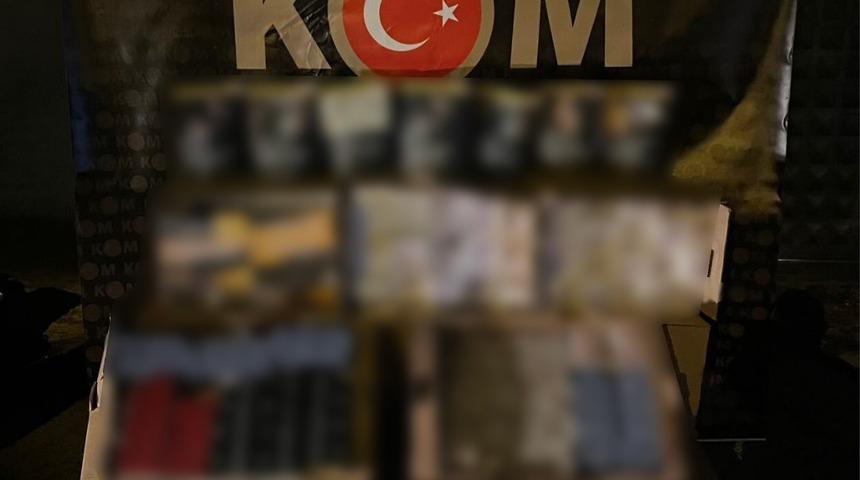 Yozgat'ta 103 bin makaron ele geçirildi