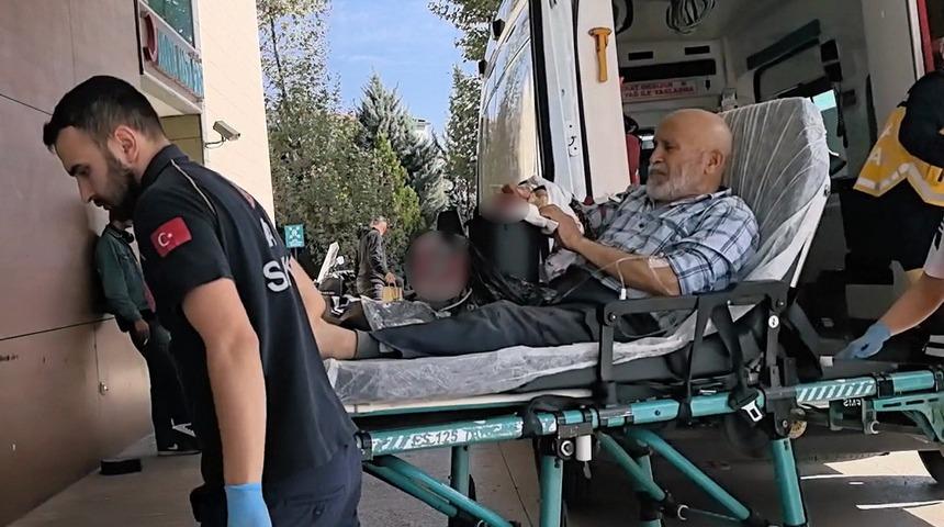 Spiralle el, kol ve bacağını kesen adam yaralandı