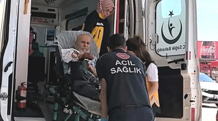 Spiralle tahta keserken el, kol ve bacağını kesti