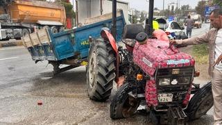 Manisa'da tırla çarpışan traktörün sürücüsü hayatını kaybetti