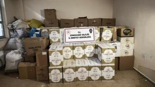 Zonguldak'ta kaçak tütün ve çay operasyonu: 3 gözaltı