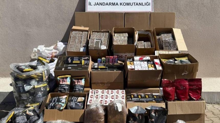 Uşak’ta jandarmadan kaçak tütün operasyonu