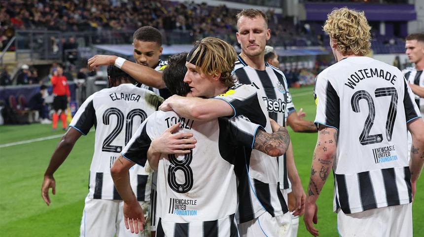 Newcastle, Şampiyonlar Ligi'nde Union Saint-Gilloise'i deplasmanda farklı mağlup etti!