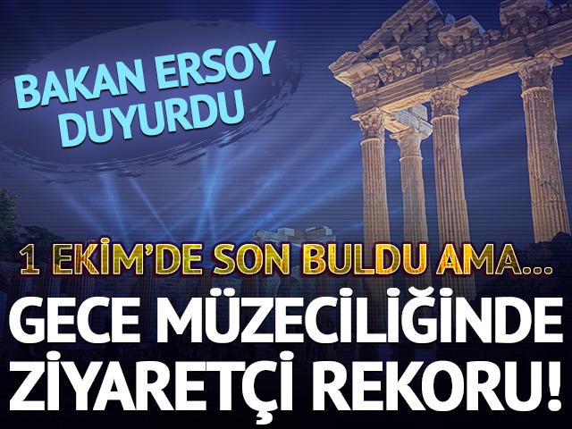 Gece müzeciliğinde ziyaretçi rekoru!