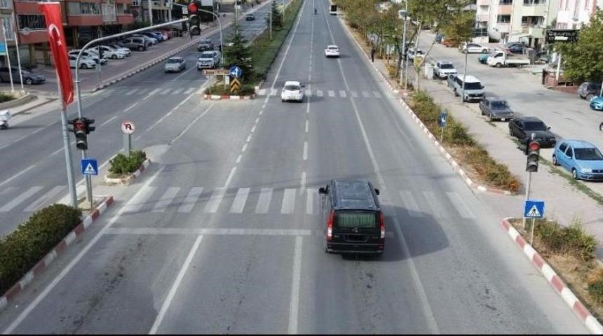 Bilecik’te drone destekli trafik denetimi