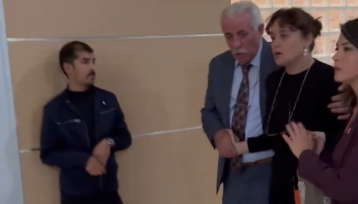 Annenin üzerine yürüdüler, duruşmaya ara verildi