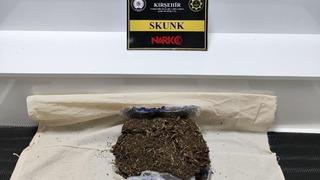 Kırşehir'de 1 kilo 600 gram uyuşturucu ele geçirildi