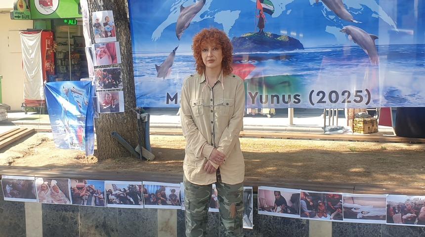 Gazze'ye destek için İstanbul’dan Kudüs’e başlattığı yürüyüşte Düzce'ye ulaştı