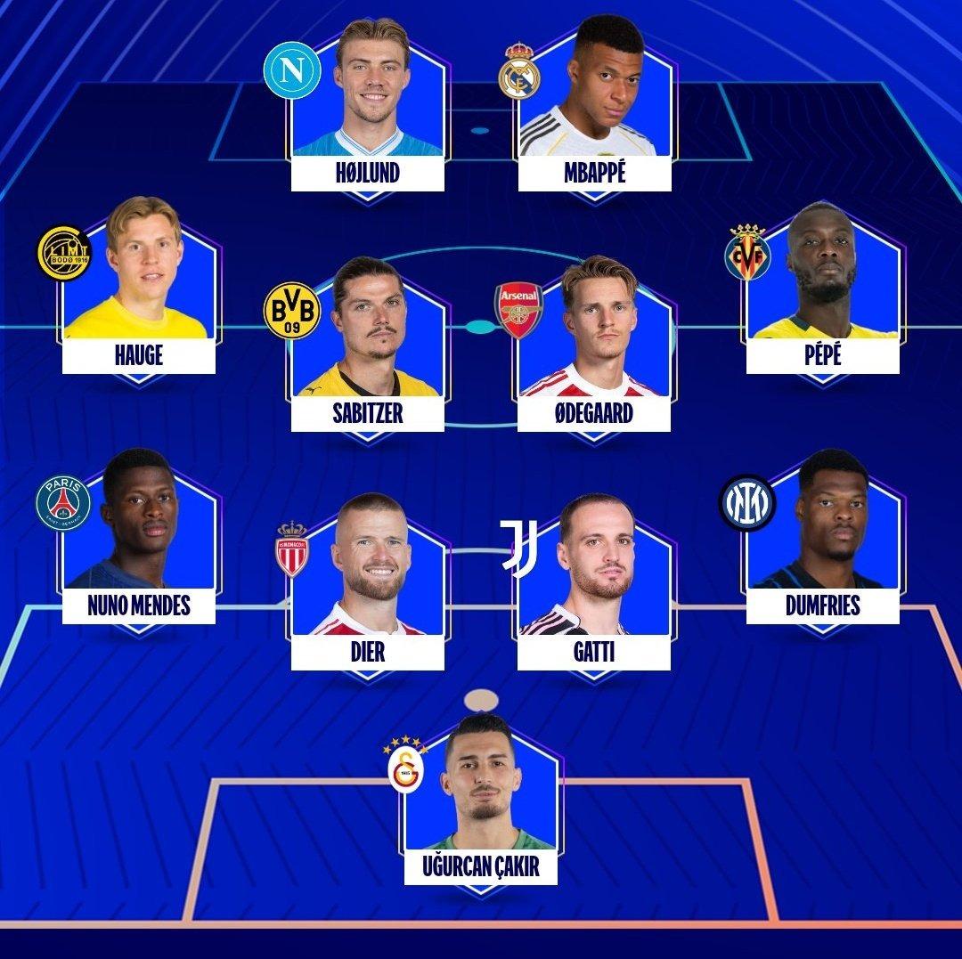 Galatasaray’da Uğurcan Çakır, Şampiyonlar Ligi’nde haftanın 11’inde yer aldı!  1