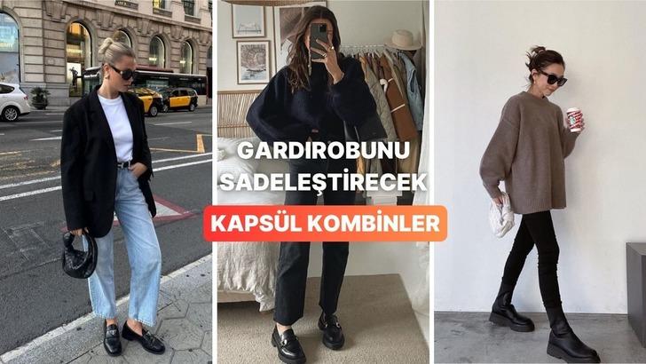 Gardırobunu sadeleştirecek kapsül kombin fikirleri