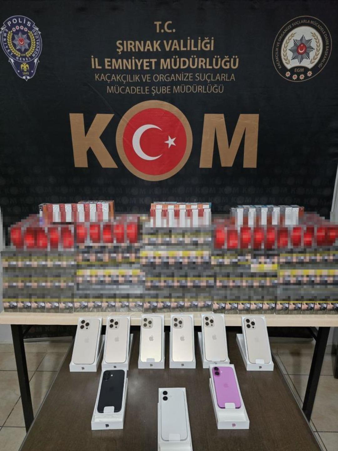 Şırnak’ta kaçakçılık operasyonu: 1 gözaltı 1