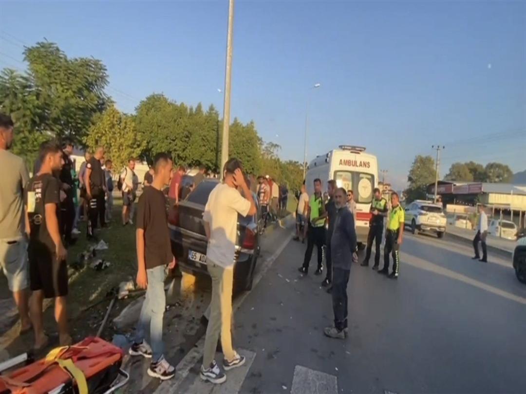 Fethiye de iki otomobil çarpıştı: 6 yaralı 1