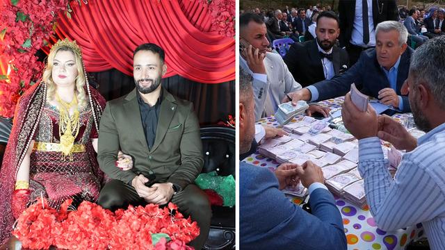 Şırnak’ta 2 Gün 2 gece süren aşiret düğünü: Damada 3 milyon TL, Geline 1,5 kilo altın takıldı