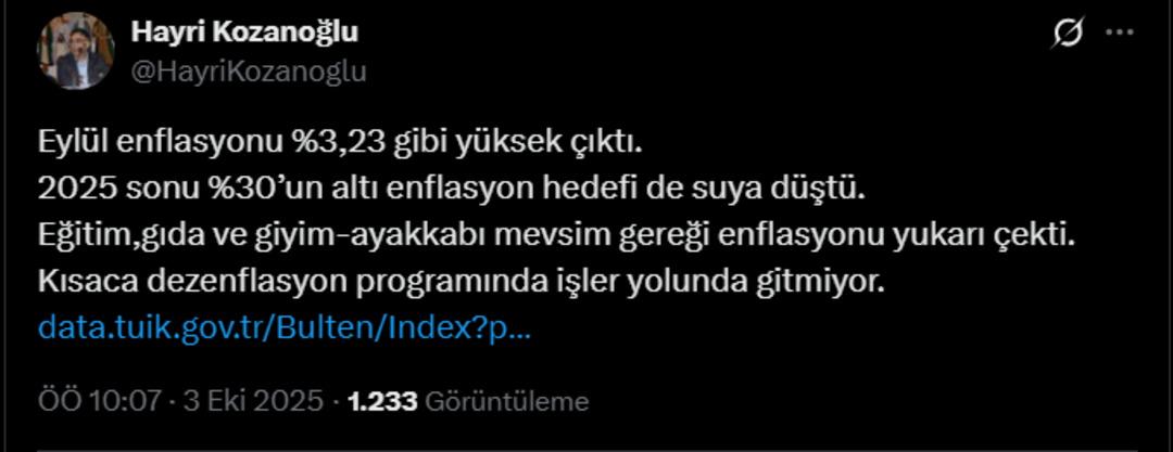 Enflasyon verisi geldi: Ekonomistler alarmda! İşte dikkat çeken yorumlar 3