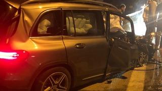 Bursa'da ters istikamete giren otomobil kamyonla çarpıştı! 1 kişi ağır yaralandı