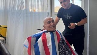 Liseli gençler, yaşlı çınarların saç bakımlarını yaptı