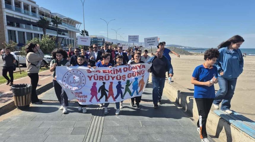 Samsun’da yürüyüşle sağlıklı yaşam farkındalığı